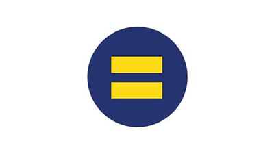 Human Rights Campaign logo.