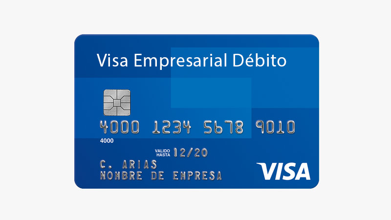 Tarjeta Visa Empresarial Débito Tarjeta Visa Empresarial Débito