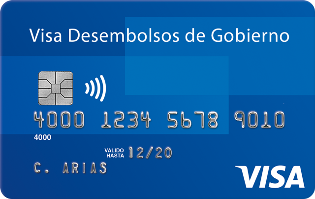 Tarjetas Visa Desembolsos de Gobierno Tarjetas Visa Desembolsos de Gobierno